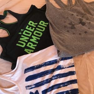Bundle of 3 under armour tank tops